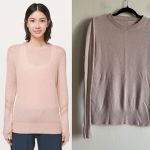 Lululemon Sz S Time To Restore Soft Light Purple Sweater